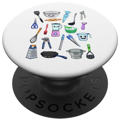Beaucoup d'ustensiles de cuisine Kawaii PopSockets PopGrip Interchangeable
