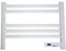 ENERJ Infrared Heated Towel Rail LC Screen with BS plug 1.2 m for Bathroom IP24 White
