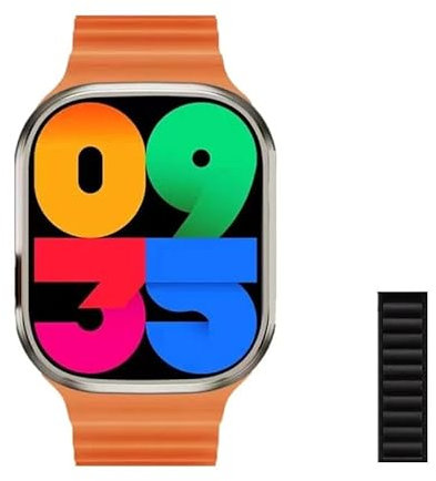 XINDADA HK9 Ultra 2 AMOLED Smart Watch Men HK8 Upgraded ChatGPT NFC Smartwatch 2GB ROM Dynamic Island Ai Watch Face for Android iOS 2024 (Apline Black)