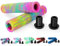 Scooter Griffe - 160mm Stunt Scooter Fahrrad Griffe Grips Lenkergriffe - Mixed Color Lenker Griffe für Stunt Scooter BMX MTB Bike (B Regenbogen)