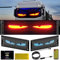 Lampe LED flexible et programmable pour voiture - Écran matriciel coloré dynamique avec texte et motif personnalisés, écran souple étanche contrôlé par Bluetooth pour vitres de voiture, camions et