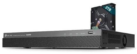 TP-Link Omada VIGI NVR2008H-8MP-2TB 8 Kanal PoE+ HDD & Recorder