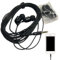 Extra Long Earphones - 3 Metre Cable in Earphones Headphones with Microphone Long Cable In-Ear Headphones, Professional Live Streaming Earphones for Live Streamer, Internet Show, Phone, Compute