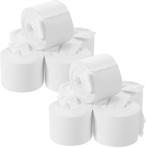 IMIKEYA 12pcs Paper Stage Pump Coils Paper Funny Foam Tape Travel Face Wipes Spray Magician Mouth Coil Toiletries Clown Pulling Paper Clear Mist Empty Shampoo Bottles White