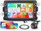 2G&64G 7 Radio de Coche para Renault Dacia Duster Sandero Dokker Logan Lodgy Captur con Carplay Android Auto Wireless,Android 15,Bluetooth,Radio RDS/FM,navi WiFi,cámara de visión Trasera AHD