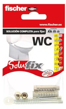 fischer SOLFIX WC-Garnitur zur Befestigung und Verankerung von Toiletten und WCs