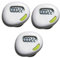 3pcs Heart Shaped Sports Pedometer Accurate Fitness Tracking Tool Stylish Sports Gadget for Men and Women for and Daily Activity Monitoring Comfortable and Durable Design