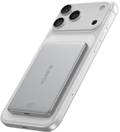 A ADDTOP Ultra Slim Power Bank für iPhone 5000mAh 20W Magnetische PowerBank