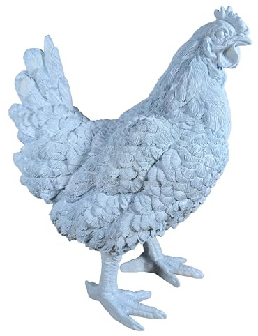 colourliving Deko Hühner DekoDiven einzigartige Huhn Deko für Haus & Garten (Polar Mojito, stehend)