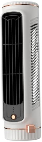 Climatiseur tour, mini ventilateur tour portable sans pales, circulation d'air 3D, fonctionnement silencieux, mini unité de climatisation pour chambre à coucher, climatiseur blanc