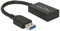 Delock 65698 Adapterkabel USB 3.0 A Stecker auf USB Type-C Buchse 15 cm schwarz