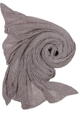 Newborn Baby Cheesecloth Swaddle Cocoon Knit Crochet Wrap Photo Photography Prop (1)