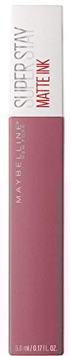 Maybelline New York, SuperStay Matte Ink, Pintalabios Mate de Larga Duración, Tono 15 - Lover, Malva