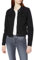 Noisy May Damen Kurze Jeansjacke | Basic Denim Übergangsjacke | Stoned Washed Jacket NMDEBRA, Farben:Schwarz, Größe:L