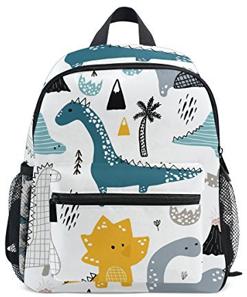 ISAOA Kinderrucksack 3D Dinosaur Scandinavian Style Kindergarten Vorschul Tasche f¨¹r Kleinkinder M?dchen Jungen