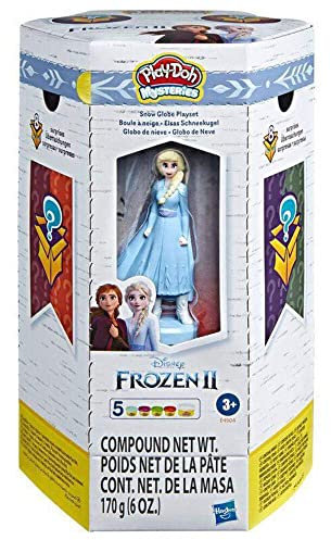 Play-Doh Mysteries Disney Die Eiskönigin 2 Elsas Schneekugel Spielzeug mit 5 Farben