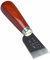 DUJISO Leather Knife Cutting Knife Edging Knife with Wooden Handle Leather Working Knife for DIY Leathercraft Cutting