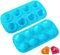 Webake Lot de 2 Bacs à Glaçons Diamante Moules à Glaçons en Silicone Moules à Glace pour Popsicle Gâteau Muffins Gelée Chocolat Savon