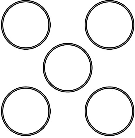 Othmro Nitrilkautschuk-O-Ringe, 70 mm Außendurchmesser, 65,2 mm Innendurchmesser, 2,4 mm Breite, metrische Buna-N-Dichtung, 20 Stück