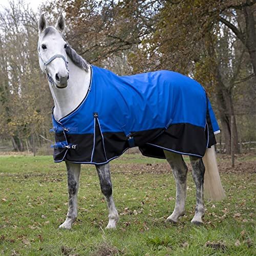 Stalldecke TYREX 1200D AISANCE EquiTheme blau/schwarz 155cm