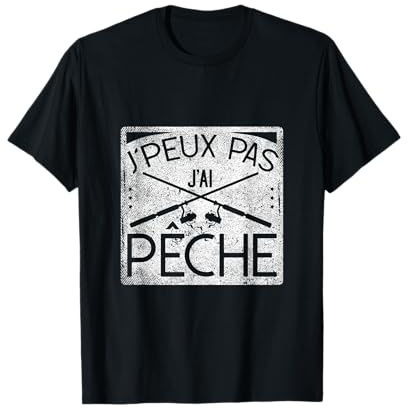 Tshirt Pêcheur Hommes Garçons Pêche Cadeau Poissons T-Shirt