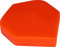 DESIGNA DARTS 10 x BX156 | Packung mit 10 Stück Flight Shaped Finger Grip Wax für Dartspieler, Orange