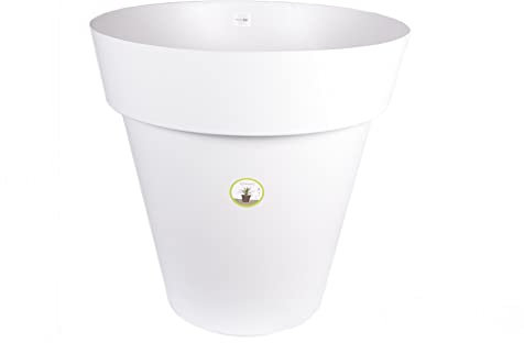Essenciel Green Cache Pot Plastique, 60cm Diamètre x 60cm Hauteur