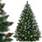 SPRINGOS Künstlicher Weihnachtsbaum 250 cm Diamantkiefer mit Kunstschne Tannenbaum Künstlich Weihnachtsbaum Künstlich