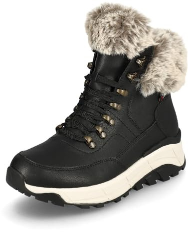 Rieker Evolution Damen Schnürstiefeletten W0066, Frauen Stiefeletten, lose Einlage, wasserabweisend, riekerTEX