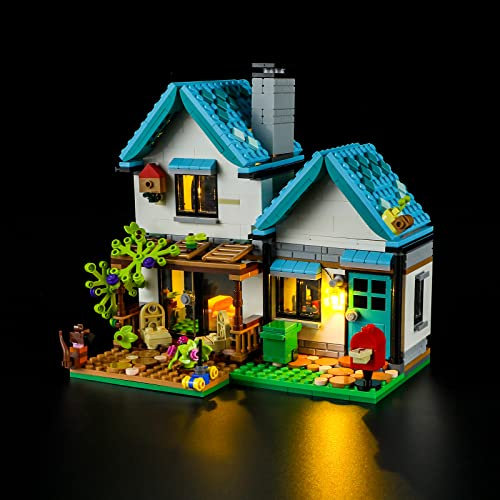 BRIKSMAX 31139 Led Licht für Lego Gemütliches Haus - Compatible with Lego Creator 3-in-1 Bausteinen Modell - Ohne Lego Set