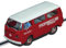 Carrera - 20031096 - Carrera Digital 132 I VW Bus T2b Porsche Renndienst I Teil des Porsche Teams I Slotcar im Maßstab 1:32 I Authentische Frontbeleuchtung I Slotcar für Carrera Rennbahn