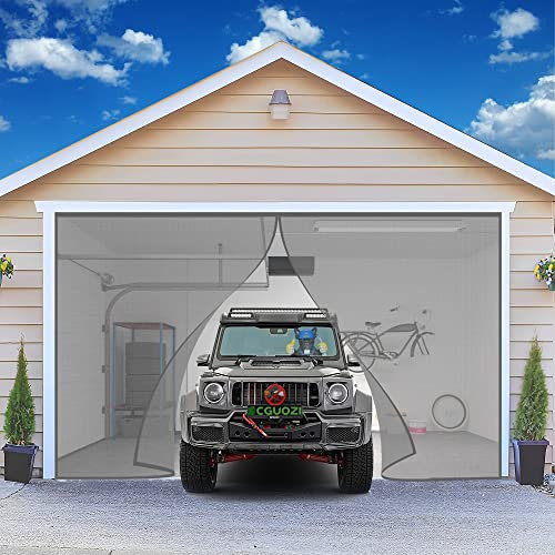 Magnetic Fly Screens for Patio Doors, 135 x 255 cm Retractable Mesh with Self Sealing Magnets, Heavy Duty for Sliding Doorways, Keeps Nature Out, Grey