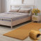 MY-RUG Teppich Shaggy Star Hochflor rechteckig goldgelb 300 x 80 cm - Esszimmer Teppich, Kuschelteppich, Einfarbig
