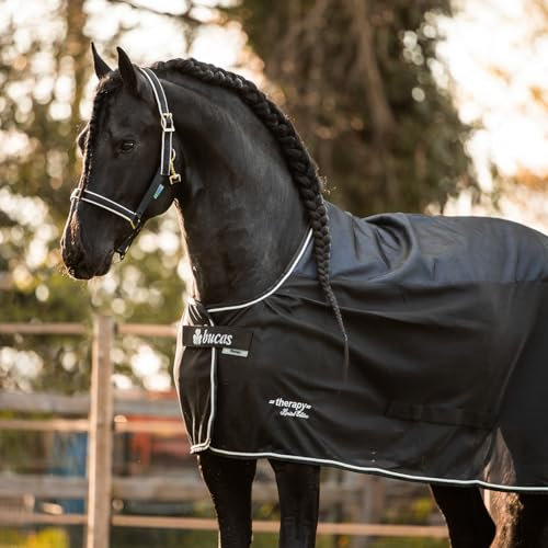 Bucas Fliegendecke Therapy Mesh Cooler Limited Edition Schwarz 165 cm - 165 cm