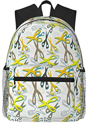 Reiserucksack für Jungen, Mädchen, Kinder, Schere, Schneider, Nähen, Rucksäcke, Kinder, Schultasche, Büchertasche, Tagesrucksack für Männer und Frauen