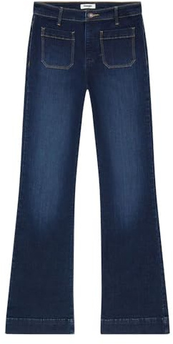 Wrangler Flare, Jeans De Las Mujeres, Dark Wash,