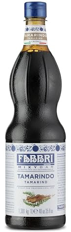 Food-United TAMANRIND SIRUP 4x1L | FABBRI 1905 Mixybar | sciroppo di tamarindo | Getränkesirup | Tamarindensirup | Note von Johannisbrot Kaffee Lakritze Melasse für Chucky Cocktail Whisky Chinotto (4)