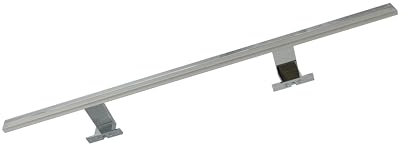 ACCE LED Spiegelleuchte Bad, Spiegelleuchte mit Schalter Neutralweiß Spiegellampe Badezimmer 230V, Spiegellampen Spiegel Badezimmerschrank, IP44 Wasserdicht Badspiegelleuchte (silber chrome, 80cm)