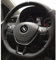 AUTOKLEIDUNG Lenkradbezug mit Ring zum Schnüren Carbon und Alcantara für Lenkrad Durchmesser 37-38 cm (Grau)