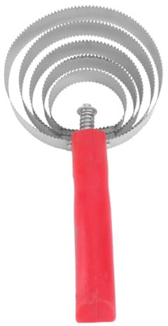 DOITOOL 1stk Sechs Runden Pferde Kamm Professioneller Haarkamm Pferdepflegekamm Haustierpflege Hund Viehflusenkamm Kratzkamm Zubehör Werkzeug Rostfreier Stahl Schaber Haarentfernung