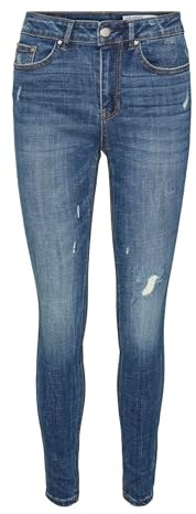 VERO MODA Female Skinny Jeans VMFLASH Mid Rise Skinny Fit Jeans | Skinny fit jeans