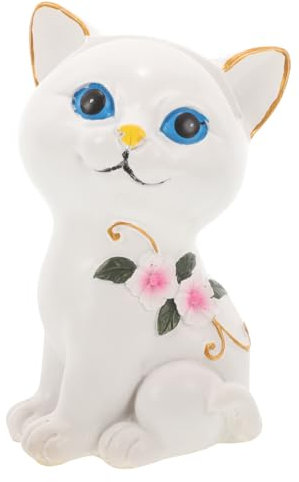 NIYANGLE Porte-Lunettes En Résine Chat Animaux En Forme De Porte-Lunettes Stand Chat En Forme De Résine Porte-Lunettes Présentoir De Lunettes Porte-Lunettes De Soleil Décoration De Bureau
