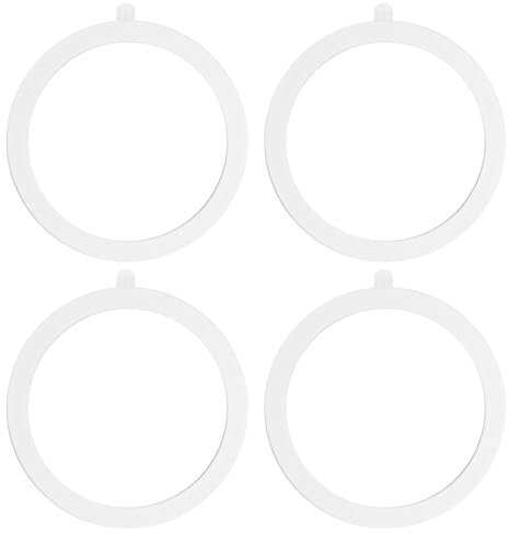 4 Stück Magnet Ring Aufkleber Kompatibel mit MagSafe Ring, Universal Ring, Magnet Rings Aufkleber Kabelloses Laden Umwandlungskit, für iPhone 14/13/12/11/X/8 Reihe Galaxy A13 A54 A53 S23 S22 S21