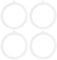 4 Piezas Anillo Universal, Anillo Metálico Magnético Compatible con Magsafe, Anillo de Metal con Pegatina Anillos Adaptador Magnético- Kit de Conversión Compatible con MagSafe, para iPhone Serie 15 14