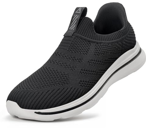 ODCKOI Sneakers Zapatillas Deportivas Manos Libres para Hombre Ligeras y Transpirables Slip In Zapatillas Deportivas para Cómodas de Malla Zapatos Casuales sin Cordones