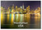 Kühlschrankmagnet, Motiv 2, Motiv: Sonnenuntergang auf die Insel Manhattan aus Brooklyn, Design 2