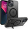 VENINGO for iPhone 13 Case,Compatible with MagSafe Invisible Stand Matte Translucent Shockproof 360 Protective Magnetic Slim Case for iPhone 13, Black