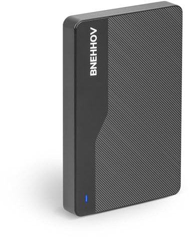 BNEHHOV Hard Disk Esterno, 500GB Ultra Sottile 2,5 Pollici Portatile USB 3.0 HDD Plug and Play Disco Rigido Storage Compatibile per PC, Mac, Laptop, MacBook, PS4, Xbox