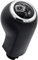 Recambo Schaltknauf 5 Gang passend für Opel Corsa D, 2005-2012, Plug & Play, Auto Schalthebel, schwarz - chrom