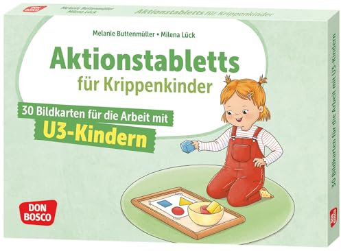 Aktionstabletts für Krippenkinder: 30 Bildkarten für die Arbeit mit U3-Kindern. Sinneswahrnehmung und Feinmotorik fördern, Selbstwirksamkeit erleben. ... für Erzieherinnen in der Kinderkrippe)
